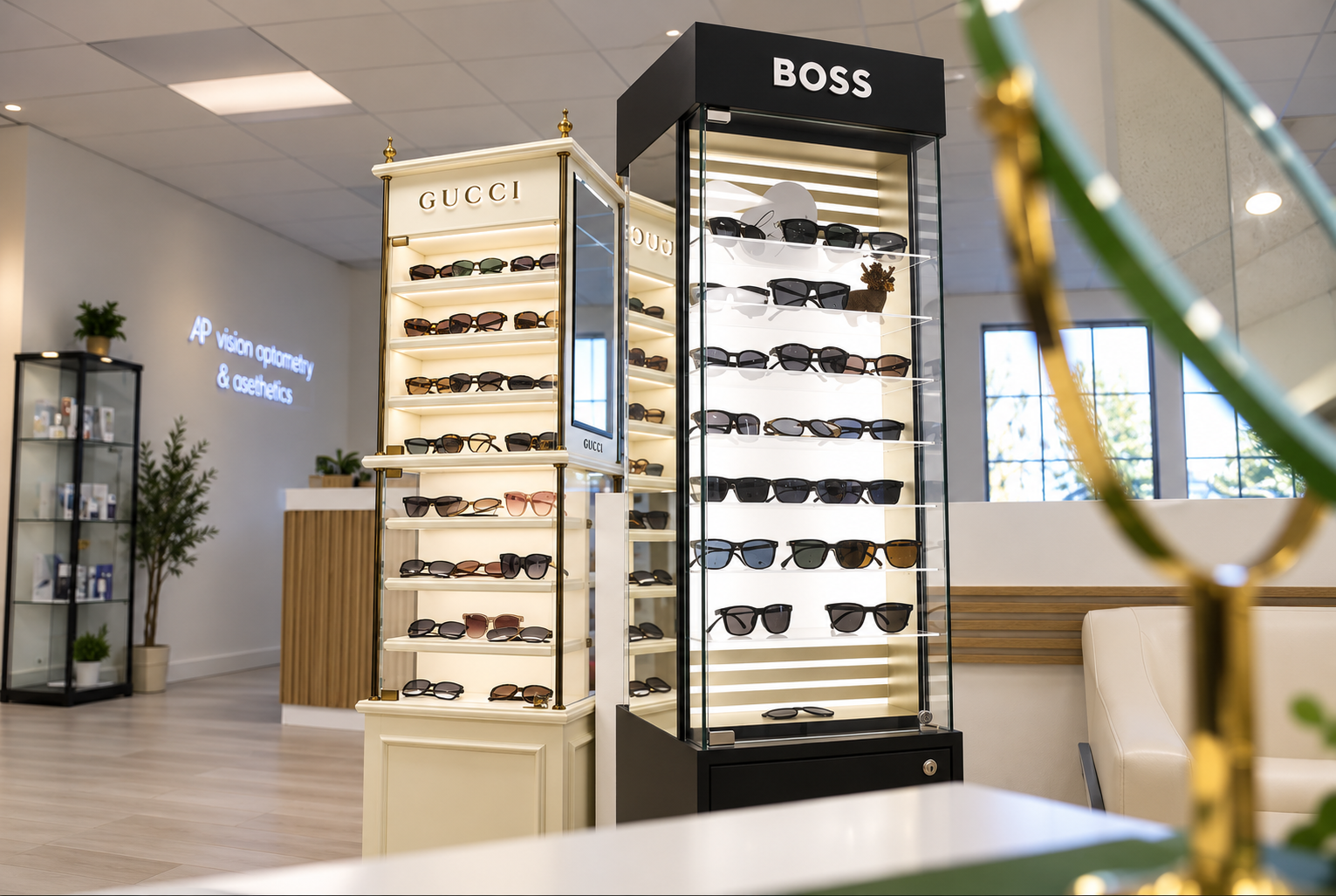 Designer eyeglass frames from the AP Vision collection